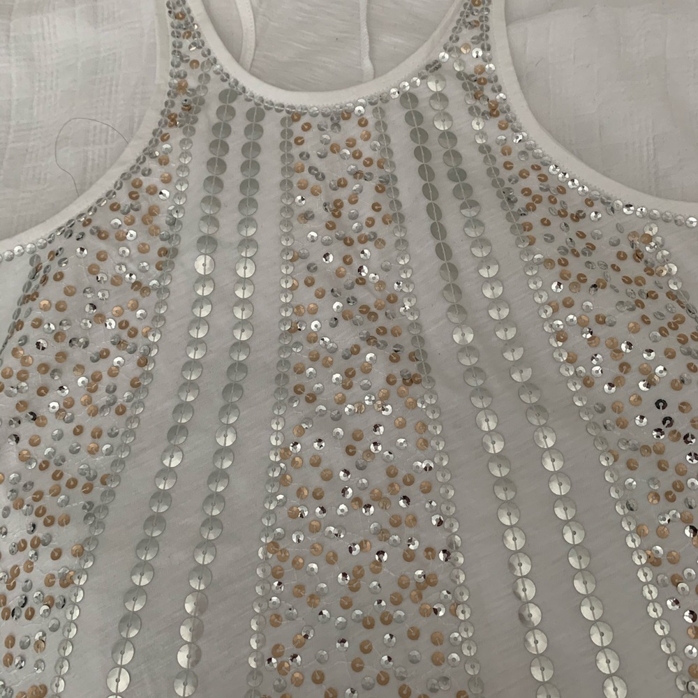 Express Sequin Tank Top - Picture 2 of 4